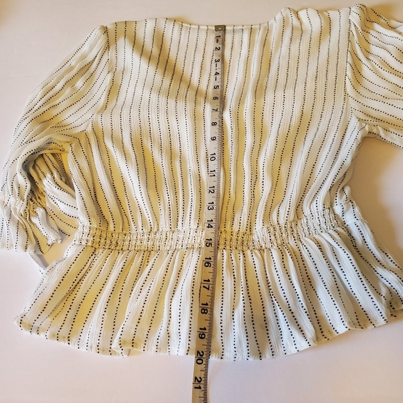 Abercrombie & Fitch Women's V-Neck Front Button Blouse Sz L - Picture 12 of 15